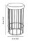 Sgabello Cage di Niccolò De Ruvo per Brass Brothers, Immagine 2