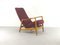 Mid-Century Model 829 Reclining Armchair by Gio Ponti for Cassina, 1950s 1
