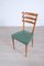 Wood & Green Skai Dining Set, 1950s, Image 11