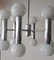 Vintage Chromed Ceiling Lamp from Targetti 3