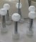 Verchromte Vintage Deckenlampe von Targetti 2