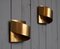 Swedish Brass Band Wall Lamp by Peter Celsing for Falkenbergs Belysning, 1960s, Image 1