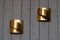 Swedish Brass Band Wall Lamp by Peter Celsing for Falkenbergs Belysning, 1960s 8