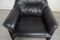 Vintage Black Leather DS 16 Lounge Chairs from De Sede, Set of 2, Image 3