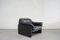 Vintage Black Leather DS 16 Lounge Chair from De Sede 10