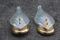Wandlampen aus schillerndem Muranoglas & Messing, 1990er, 2er Set 4