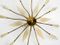 Large Mid-Century Modern Brass Sputnik Lamp, Image 13