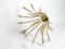 Large Mid-Century Modern Brass Sputnik Lamp, Image 6