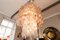 Lámpara de araña Poliedri grande de cristal de Murano de Venini, años 50, Imagen 3