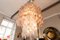 Large Poliedri Murano Glass Chandelier from Venini, 1950s 3