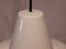 Lámparas de techo de taller blancas de Louis Poulsen, años 70. Juego de 2, Imagen 3