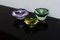 Faceted Sommerso Murano Glass Bowls, 1960s, Set of 3, Image 4