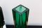 Sommerso Murano Faceted Glass Vases, 1960s, Set of 3 5