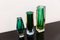 Sommerso Murano Faceted Glass Vases, 1960s, Set of 3 7