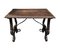 18th Century Spanish Chestnut and Wrought Iron Table 1