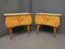 Mid-Century Italian Maple and Parchment Nightstands, 1950s, Set of 2 7