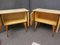 Mid-Century Italian Maple and Parchment Nightstands, 1950s, Set of 2 2