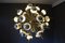 Vintage Brass, Silver, and Mercury Murano Glass Sputnik Chandelier, Image 10