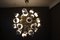 Vintage Brass, Silver, and Mercury Murano Glass Sputnik Chandelier 11