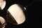 Lámpara de araña Sputnik vintage de latón y cristal de Murano plateado, Imagen 12