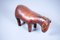 Leather Donkey Stool from Valenti, 1960s 6
