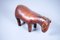 Leather Donkey Stool from Valenti, 1960s, Image 6