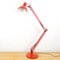 Red Architect's Lamp from Fase, 1960s 2