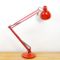 Red Architect's Lamp from Fase, 1960s 3
