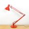 Red Architect's Lamp from Fase, 1960s 1