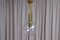 Brass & Glass Pendant from Ott International, 1970s 6
