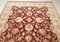 Indischer Vintage Teppich in Rot & Beige, 1970er 3