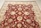 Vintage Indian Red and Beige Rug, 1970s 3