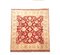 Indischer Vintage Teppich in Rot & Beige, 1970er 1