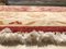 Indischer Vintage Teppich in Rot & Beige, 1970er 7
