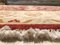 Tapis Vintage Rouge et Beige, Inde, 1970s 7