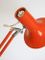 Orange Two Arm Clamp Lamp, 1970s 3