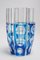 Large Art Deco Style Blue Cerbere Glass Vase by Charles Graffart for Val Saint Lambert, 1948 11