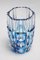 Large Art Deco Style Blue Cerbere Glass Vase by Charles Graffart for Val Saint Lambert, 1948, Image 10