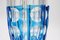 Large Art Deco Style Blue Cerbere Glass Vase by Charles Graffart for Val Saint Lambert, 1948 4