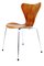 Silla modelo 3107 vintage de teca de Arne Jacobsen para Fritz Hansen, Imagen 5