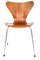 Silla modelo 3107 vintage de teca de Arne Jacobsen para Fritz Hansen, Imagen 1