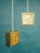 Small Cube-Shaped Pendant Lights, 1960s, Set of 2 8