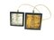 Small Cube-Shaped Pendant Lights, 1960s, Set of 2 2