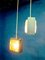 Lámparas colgantes pequeñas cúbicas, años 60. Juego de 2, Imagen 5
