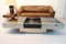 Vintage Sliding Coffee Table with Bar by Willy Rizzo 2