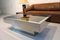 Vintage Sliding Coffee Table with Bar by Willy Rizzo, Image 1