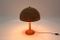 Lámpara de mesa de bambú con detalles de latón, años 70, Imagen 4