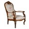 Antique Italian Walnut Armchair, 1880s 1