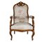 Fauteuil Antique en Noyer, Italie, 1880s 2