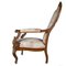 Antique Italian Walnut Armchair, 1880s 3